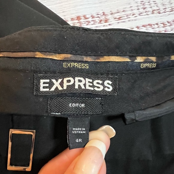 Express Editor dress pant black size 4 - Picture 4 of 4